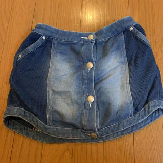 バックス(BACKS)のbacks バックス デニム ミニスカート ロデオクラウンズ  キッズ  ザラ(ミニスカート)