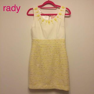 レディー(Rady)の♡rady♡ジュエリーツイードワンピース(ミニワンピース)