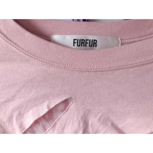 fur fur(ファーファー)のkirakira♡様専用 一度のみ着用 FURFUR  2018ss Tシャツ レディースのトップス(Tシャツ(半袖/袖なし))の商品写真