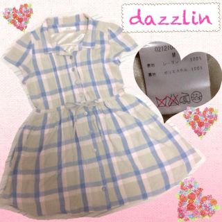 ダズリン(dazzlin)のdazzlin♡チェック柄ワンピース♡(ミニワンピース)