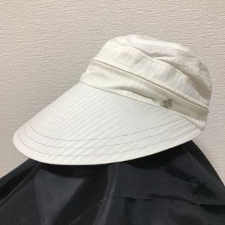 マンシングウェア(Munsingwear)のマンシングウェア ２WAY ゴルフ キャップサンバイザー つば広 ホワイト 帽子(その他)