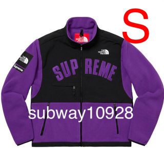 シュプリーム(Supreme)のSupreme North Face Arc Denali Fleece 紫 S(マウンテンパーカー)