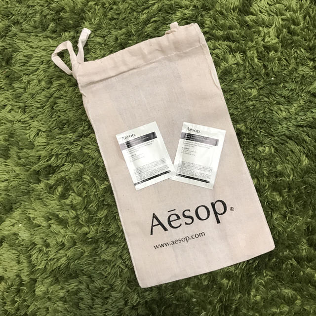 Aesop(イソップ)のAesop ショッパー 巾着袋 +サンプルセット レディースのバッグ(ショップ袋)の商品写真