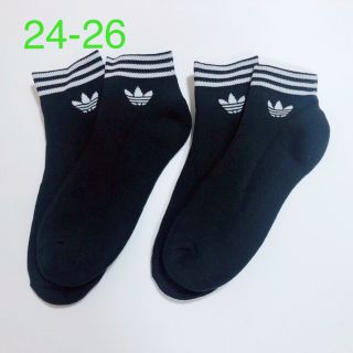 アディダス(adidas)のアディダス ソックス トレフォイル 24-26(ソックス)