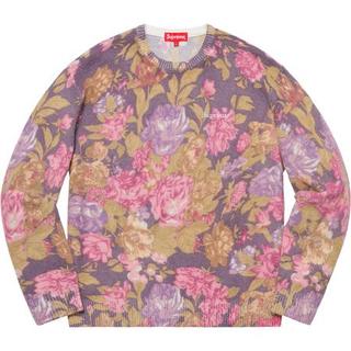 シュプリーム(Supreme)の希少XL Supreme Printed Floral Angora Sweat(ニット/セーター)