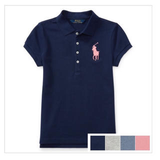 ラルフローレン(Ralph Lauren)の130　新品　ラルフローレン　ビッグポニー・半袖ポロシャツ[ネイビー](Tシャツ/カットソー)
