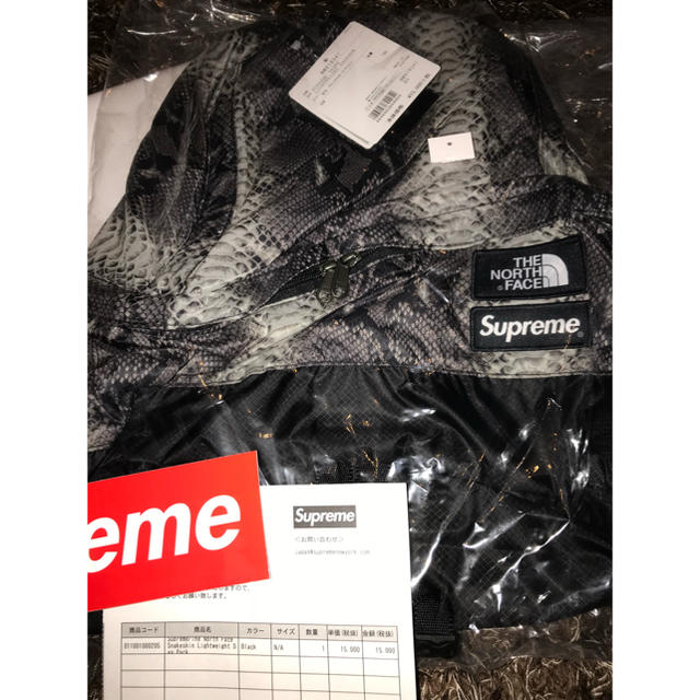 Supreme(シュプリーム)のsupreme ノースフェース バックパック18SS パイソン 新品、未使用 メンズのバッグ(バッグパック/リュック)の商品写真