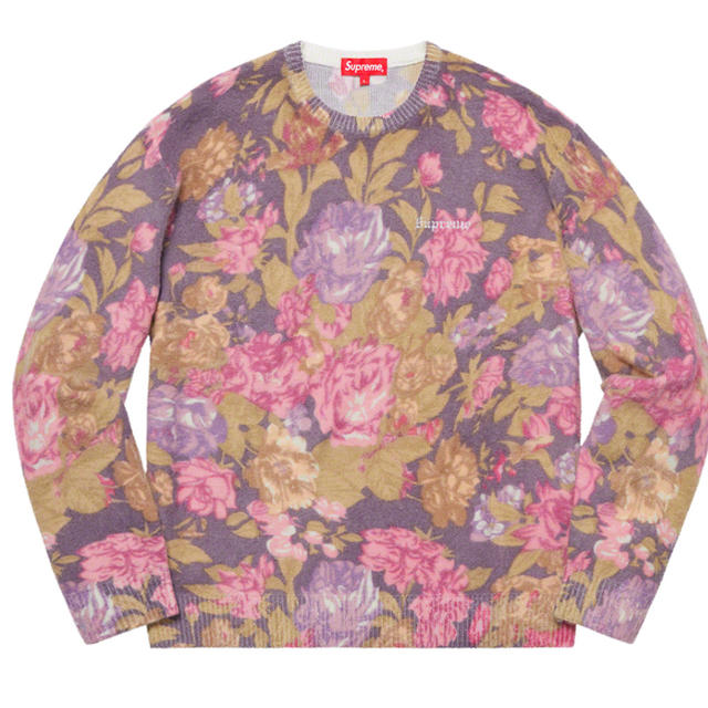 メンズ Printed Floral Angora Sweater 先着特典付 lecent.jp