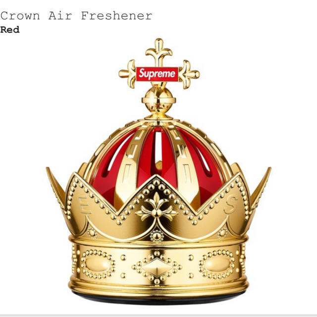 【嘉嘉嘉様】シュプリーム crown air freshener supremeのサムネイル