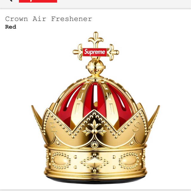 Supreme(シュプリーム)のsupreme Crown Air Freshener コスメ/美容のリラクゼーション(アロマディフューザー)の商品写真