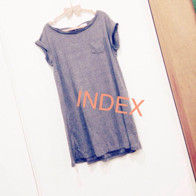 INDEX(インデックス)のINDEX 着心地◎グレーワンピース♥︎ レディースのワンピース(ひざ丈ワンピース)の商品写真