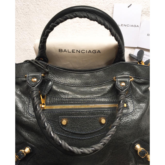 Balenciaga(バレンシアガ)のAi2525様専用BALENCIAGAバレンシアガ  ジャイアントタウン グレー レディースのバッグ(ハンドバッグ)の商品写真