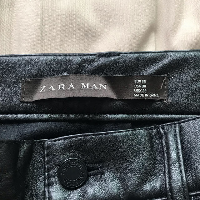 ZARA(ザラ)のZARA レザーパンツ メンズのパンツ(その他)の商品写真