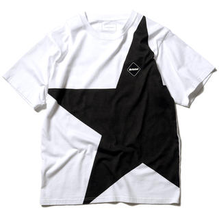 エフシーアールビー(F.C.R.B.)のS 新品 FCRB 19SS BIG STAR TEE WHITE (Tシャツ/カットソー(半袖/袖なし))