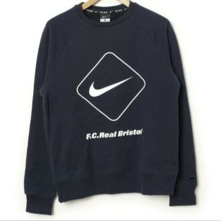 エフシーアールビー(F.C.R.B.)のFCRB nike レアルブリストル×ナイキ コラボ スウェット ネイビー M(スウェット)