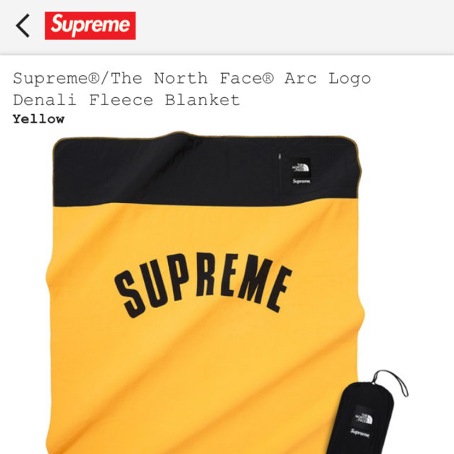 Supreme(シュプリーム)のSupreme The North Face  Fleece Blanket   メンズのファッション小物(その他)の商品写真