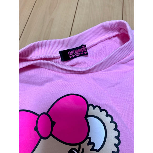 EARTHMAGIC アースマジック 160 マフィちゃん ピンク キャンディトレーナーの通販 by ni-mam.222 EARTHMAGIC 160cm トレーナー