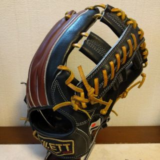 湯もみ型付け済で即戦力!ZETTプロステイタス軟式グローブ 内野手用