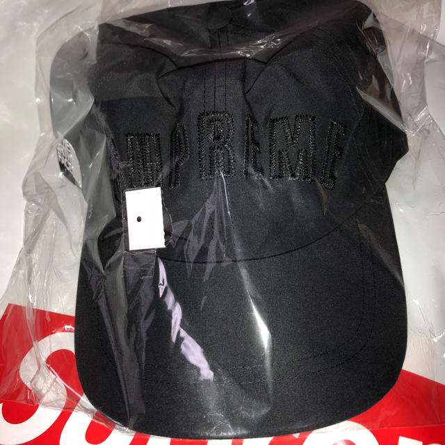 supreme TNF 6-pannel cap Black帽子 - キャップ