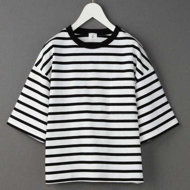 BEAUTY&YOUTH UNITED ARROWS(ビューティアンドユースユナイテッドアローズ)のB&Y 6roku ボーダーTシャツ レディースのトップス(Tシャツ(長袖/七分))の商品写真