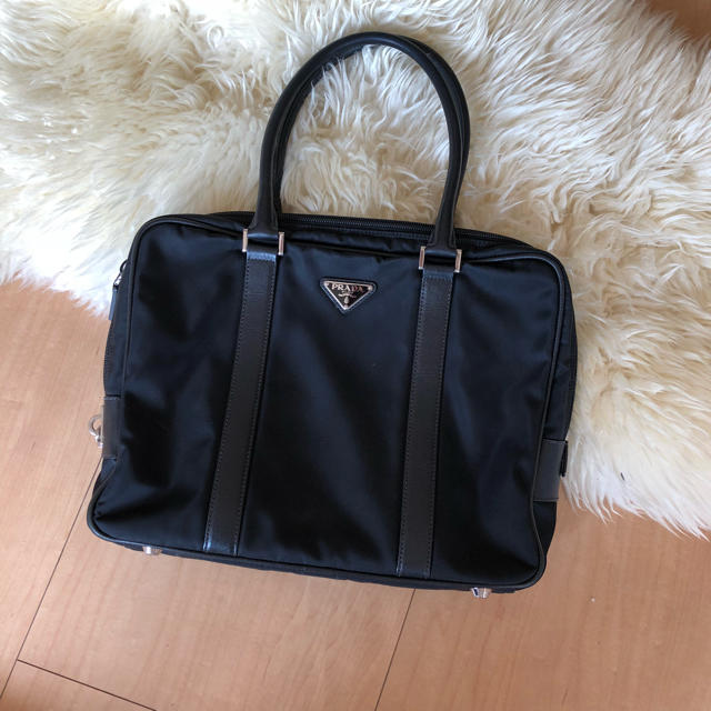 プラダ メンズ スーツカバン ビジネスカバン ブラック 【50%OFF】 www