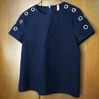 ザラ(ZARA)のZARA トップス  ネイビー  XS(シャツ/ブラウス(長袖/七分))