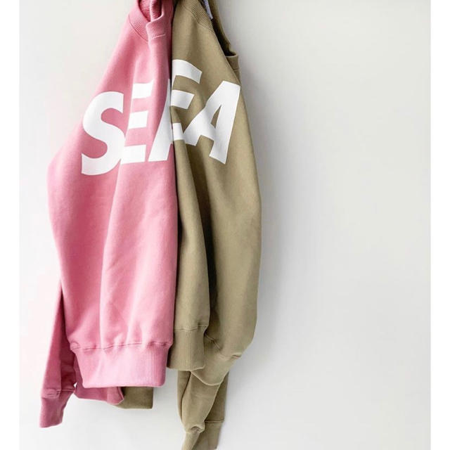 WIND AND SEA CREWNECK SWEAT PINK XL ピンク