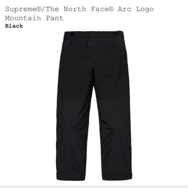 supreme the north face カラー ： BLACK