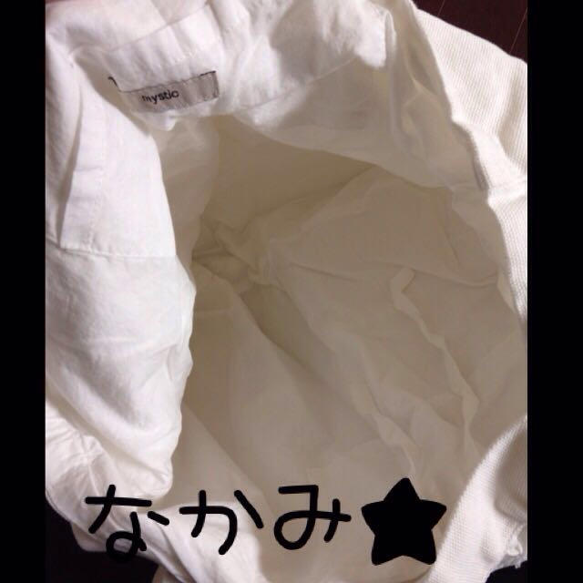 mystic(ミスティック)のMystic★ノベルティフリルBAG★W レディースのバッグ(トートバッグ)の商品写真