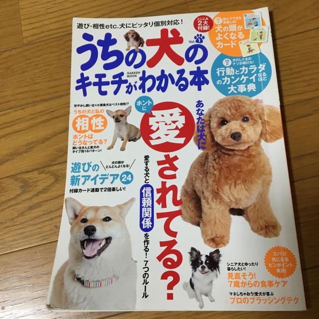 学研(ガッケン)のうちの犬のキモチがわかる本2冊 その他のペット用品(犬)の商品写真