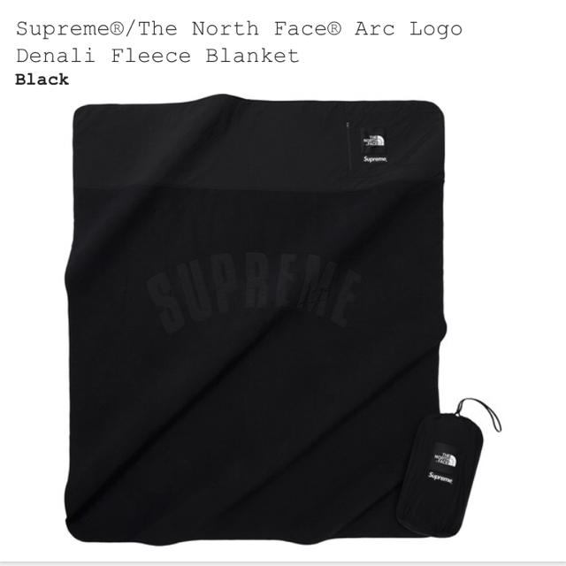 Supreme(シュプリーム)のSupreme tnf Denali Fleece Blanket   インテリア/住まい/日用品の寝具(毛布)の商品写真