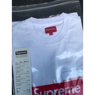 シュプリーム(Supreme)のMesh Stripe Pocket Tee supreme BOX jsb(Tシャツ/カットソー(半袖/袖なし))