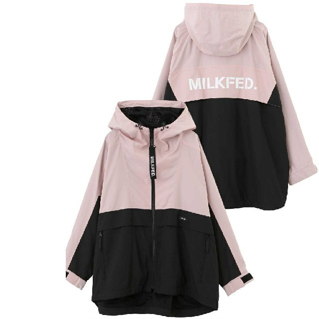 MILKFED.(ミルクフェド)のミルクフェド ビッグフードジップアップジャケット レディースのトップス(パーカー)の商品写真