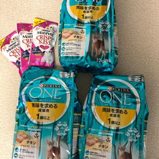 ネスレ(Nestle)の送料込み/ネスレピュリナワン 成猫用1歳以上 チキン2.2kg×3袋 おまけつき(猫)