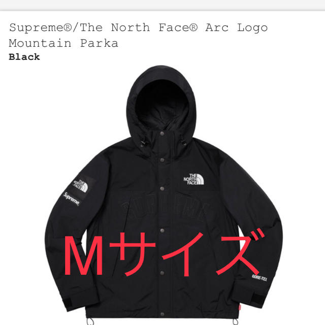 最終決算 Supreme/The - Supreme North LogoマウテンパーカーM Arc Face マウンテンパーカー