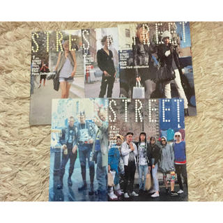 値下げ☺︎ 雑誌STREET 5冊セット(ファッション)