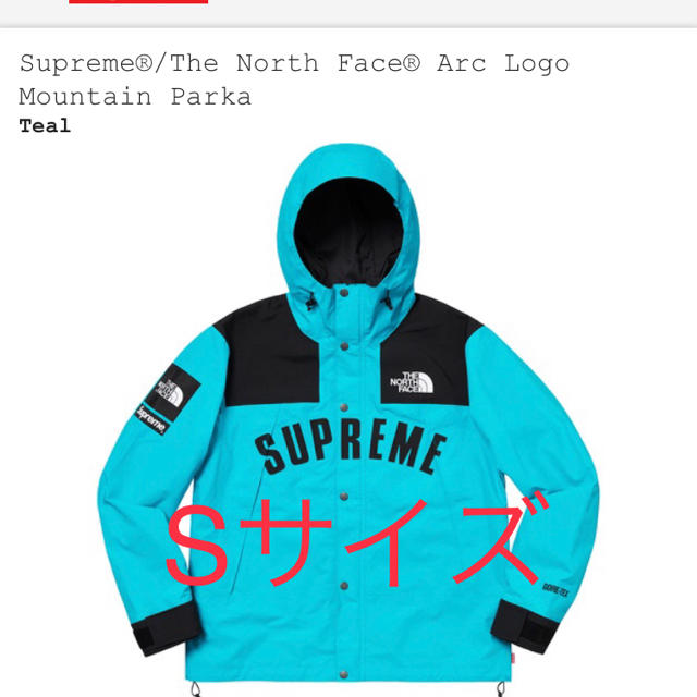 美しい Supreme/The - Supreme North LogoマウテンパーカーS Arc Face