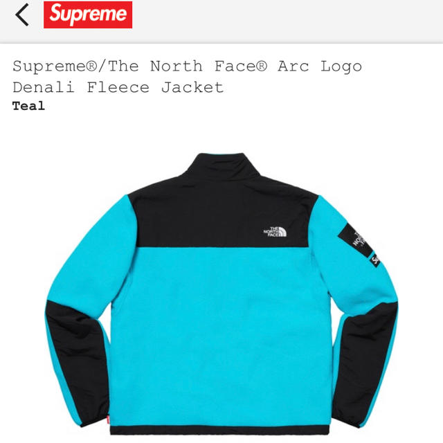 supreme THE NORTH FACE フリースTeal Mサイズ