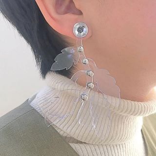 クリア リーフ ピアス(ピアス)