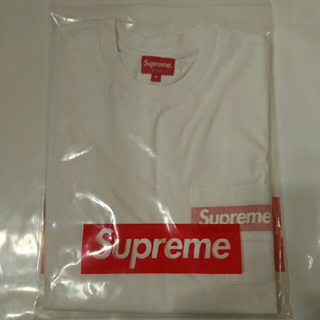 Supreme(シュプリーム)のSupreme Mesh Stripe Pocket Tee メンズのトップス(Tシャツ/カットソー(半袖/袖なし))の商品写真