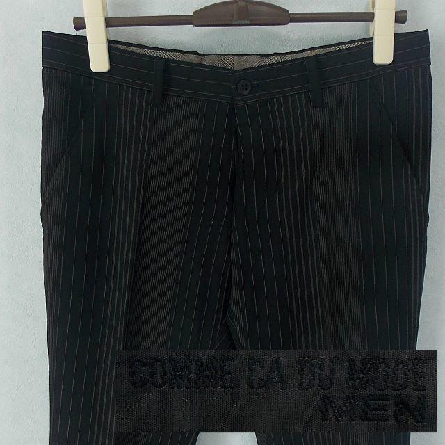 COMME CA DU MODE(コムサデモード)の【COMME CA DU MODE】 美品 コムサデモード ストライプスラックス メンズのパンツ(スラックス)の商品写真