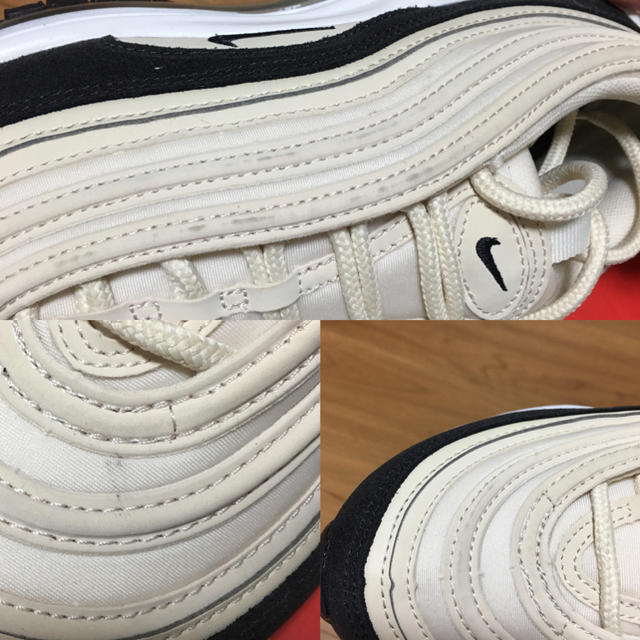 NIKE(ナイキ)の☆大人気☆NIKE AIR MAX 97 ライトクリーム×ブラック 24.5cm レディースの靴/シューズ(スニーカー)の商品写真