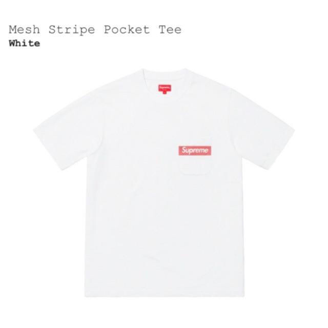 Supreme(シュプリーム)のSupreme Mesh Stripe Pocket Tee メンズのトップス(Tシャツ/カットソー(半袖/袖なし))の商品写真