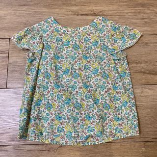 ボンポワン(Bonpoint)のボンポワン 花柄 ブラウス スモッグ(Tシャツ/カットソー)