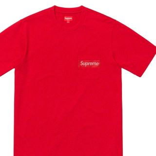 シュプリーム(Supreme)のSupreme ポケットT赤 M(Tシャツ/カットソー(半袖/袖なし))