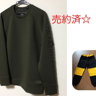 ザノースフェイス(THE NORTH FACE)のノースフェイス TECH AIR SWEAT CREW／ジャージパンツ セット☆(スウェット)