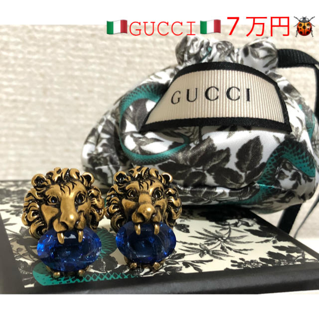 Gucci - GUCCI ライオンヘッドイヤリングの通販 by ころん's shop