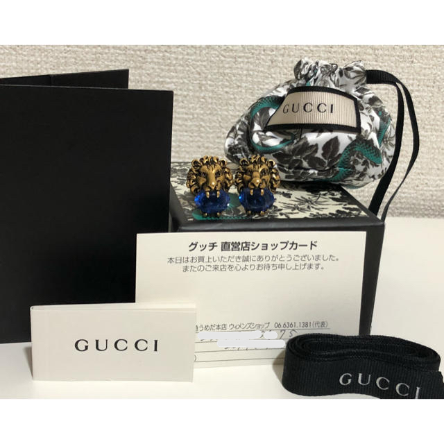 Gucci(グッチ)のGUCCI ライオンヘッドイヤリング レディースのアクセサリー(イヤリング)の商品写真