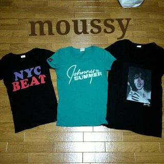 マウジー(moussy)のmoussyTｼｬﾂ2枚set(Tシャツ(半袖/袖なし))