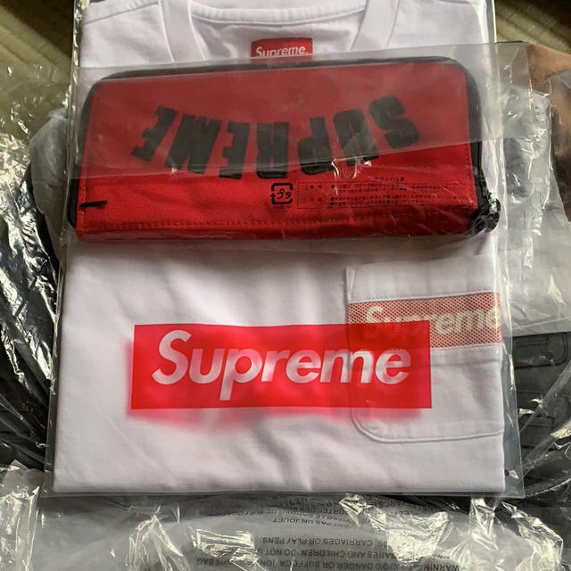 Supreme Mesh Stripe Pocket tee